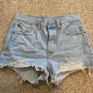 Levi 501 denim shorts